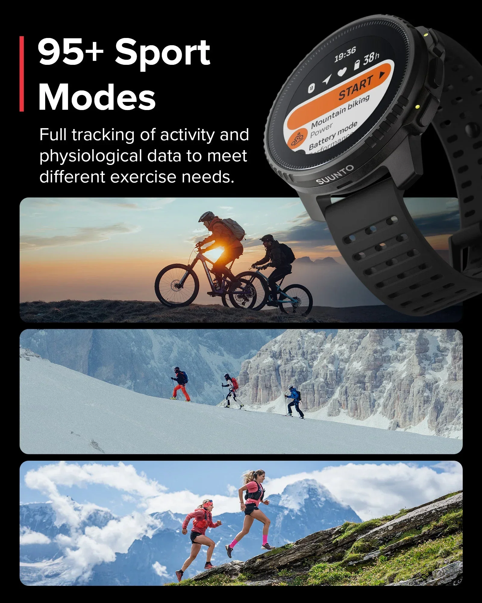 Suunto Vertical Solar All Black - SUUNTO US